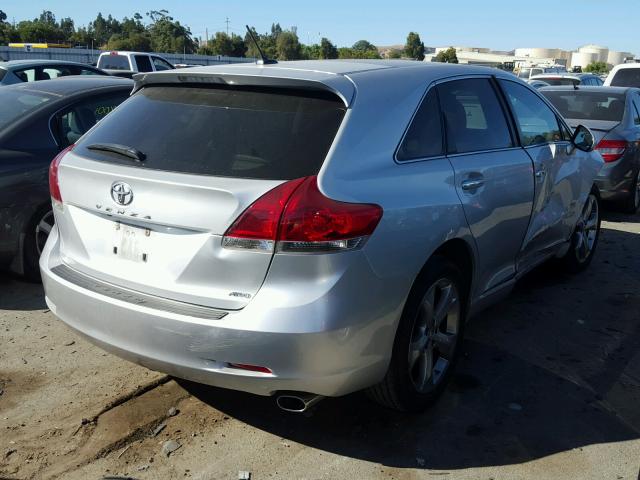 4T3BK11AX9U015503 - 2009 TOYOTA VENZA BASE SILVER photo 4