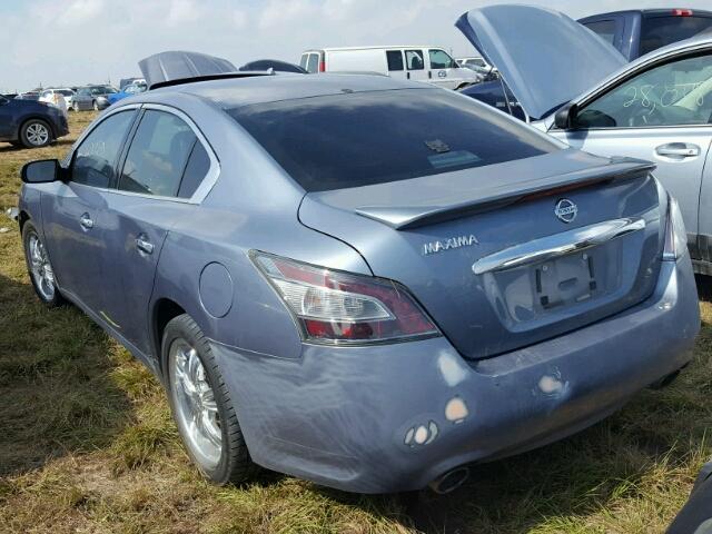 1N4AA5AP7CC820496 - 2012 NISSAN MAXIMA BLUE photo 3