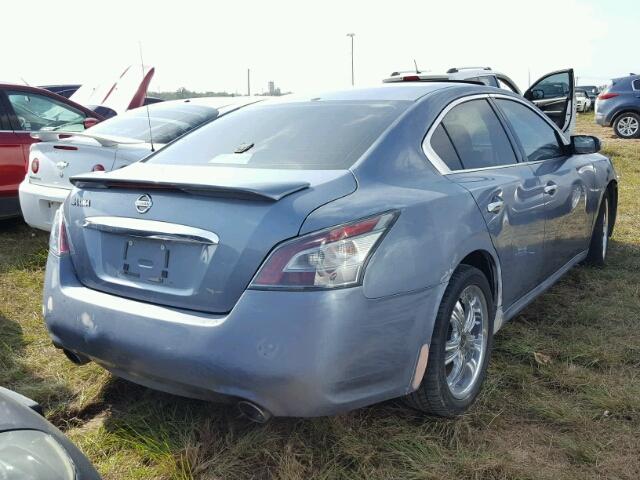 1N4AA5AP7CC820496 - 2012 NISSAN MAXIMA BLUE photo 4