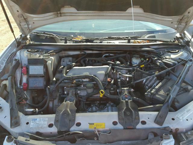 2G1WF55E819346520 - 2001 CHEVROLET IMPALA SILVER photo 7