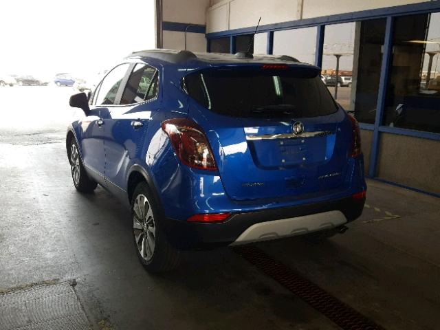 KL4CJASB4HB001189 - 2017 BUICK ENCORE PRE BLUE photo 3