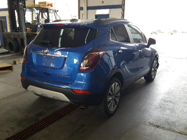 KL4CJASB4HB001189 - 2017 BUICK ENCORE PRE BLUE photo 4