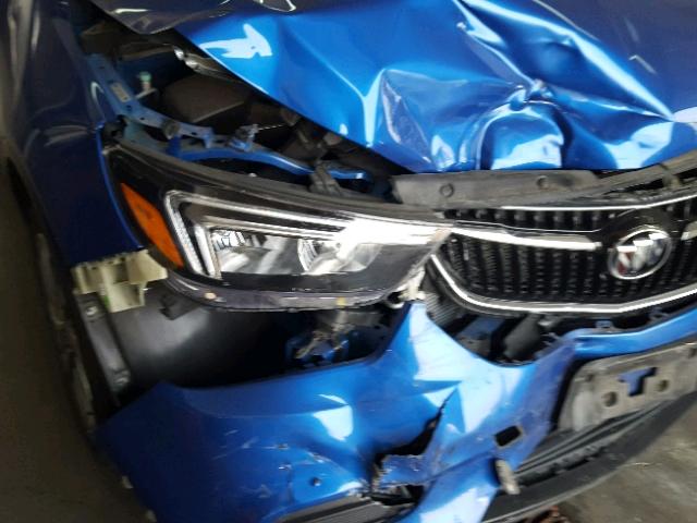 KL4CJASB4HB001189 - 2017 BUICK ENCORE PRE BLUE photo 9