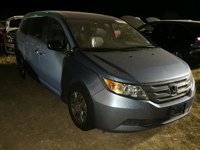 5FNRL5H62DB059174 - 2013 HONDA ODYSSEY EX BLUE photo 1