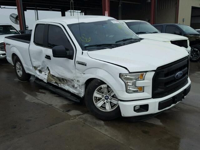 1FTEX1C80FKF16431 - 2015 FORD F150 SUPER WHITE photo 1