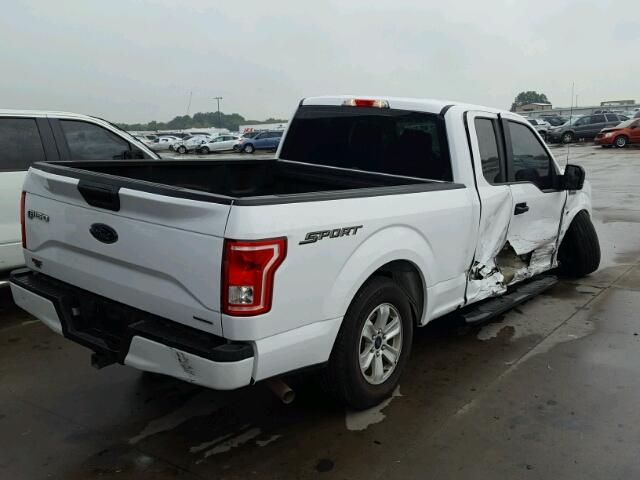 1FTEX1C80FKF16431 - 2015 FORD F150 SUPER WHITE photo 4