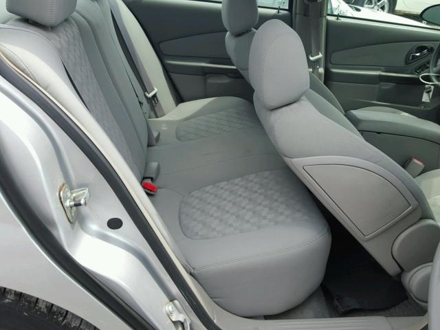 1G1ZT54895F335363 - 2005 CHEVROLET MALIBU LS SILVER photo 6