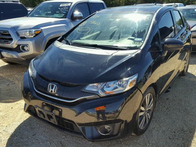 3HGGK5H83FM757739 - 2015 HONDA FIT EX BLACK photo 2