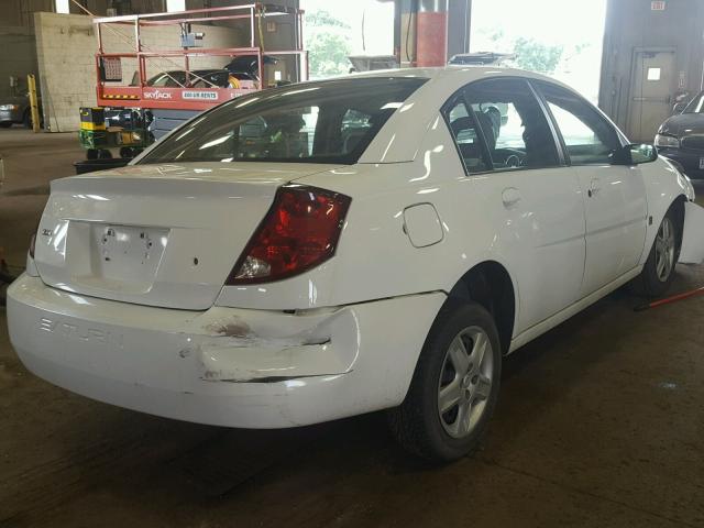 1G8AJ55F37Z151863 - 2007 SATURN ION LEVEL WHITE photo 4