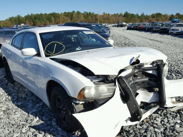 2C3CDXAG4CH177872 - 2012 DODGE CHARGER WHITE photo 1