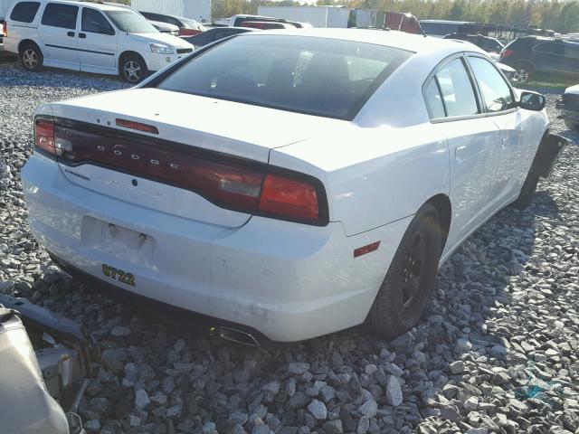 2C3CDXAG4CH177872 - 2012 DODGE CHARGER WHITE photo 4