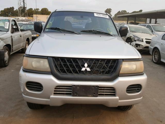 JA4LS21H72P008799 - 2002 MITSUBISHI MONTERO SP SILVER photo 9