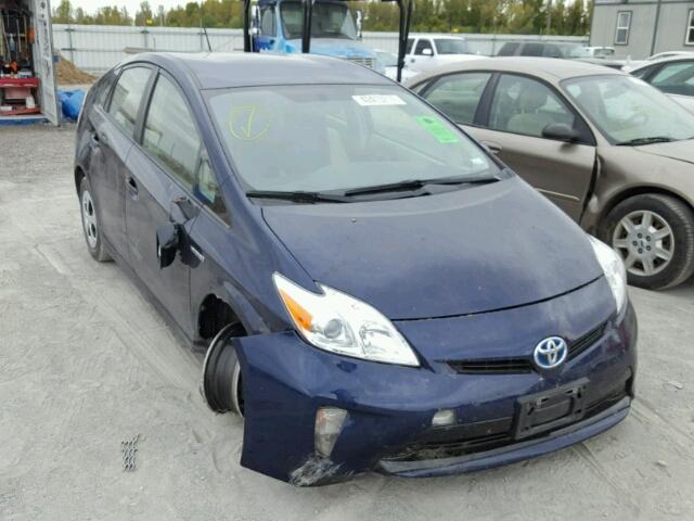 JTDKN3DU8D1728741 - 2013 TOYOTA PRIUS BLUE photo 9