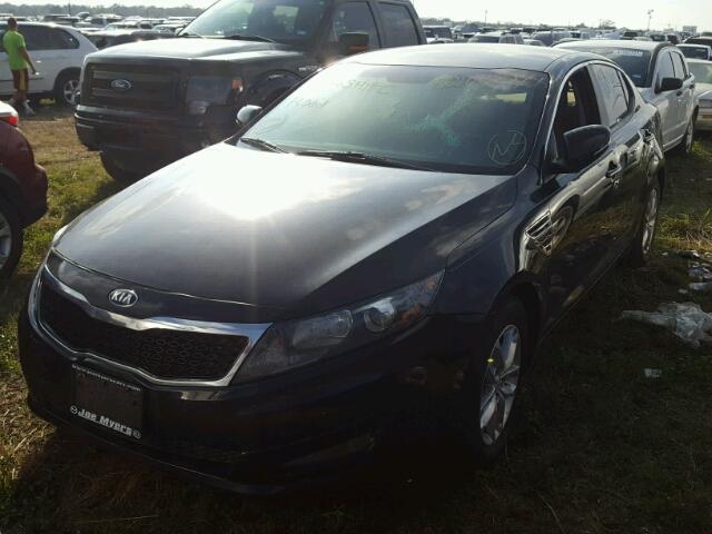 5XXGM4A7XDG108393 - 2013 KIA OPTIMA LX BLACK photo 2