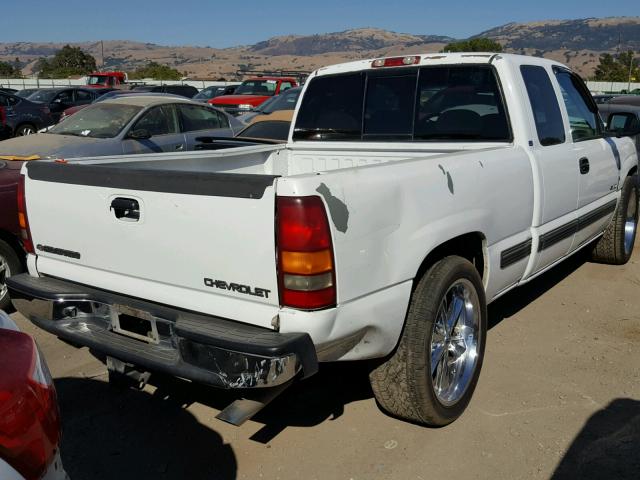 2GCEC19T6X1225229 - 1999 CHEVROLET SILVERADO WHITE photo 4