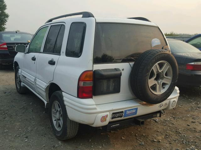 2CNBJ634X36925920 - 2003 CHEVROLET TRACKER LT WHITE photo 3