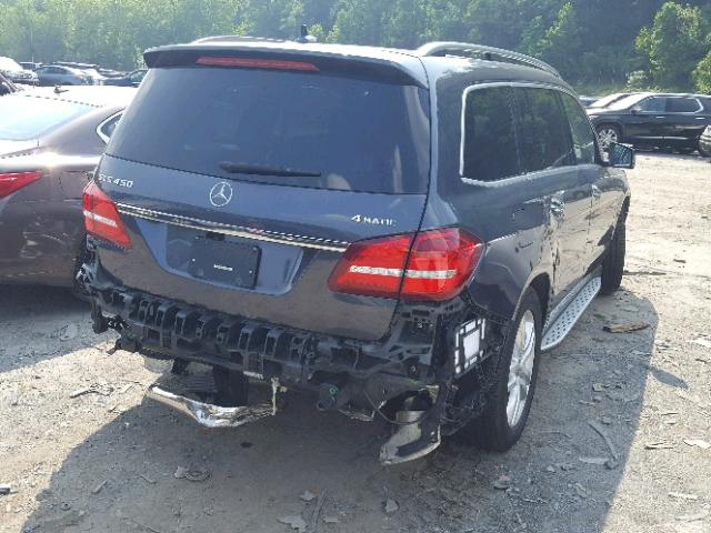 4JGDF6EE6HA756635 - 2017 MERCEDES-BENZ GLS 450 4M GRAY photo 4