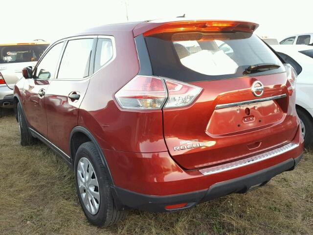 JN8AT2MT2GW008432 - 2016 NISSAN ROGUE ORANGE photo 3