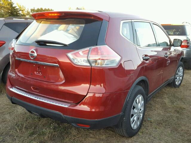 JN8AT2MT2GW008432 - 2016 NISSAN ROGUE ORANGE photo 4