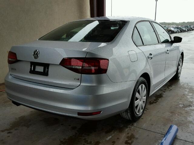3VW267AJ2GM342920 - 2016 VOLKSWAGEN JETTA S 银色 照片 4