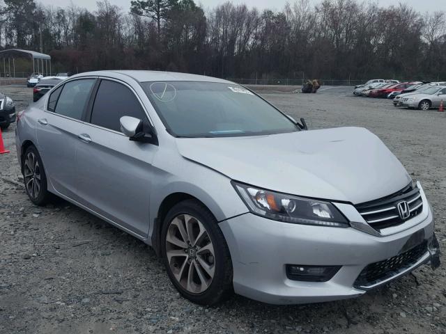 1HGCR2F56EA093739 - 2014 HONDA ACCORD SPO SILVER photo 1