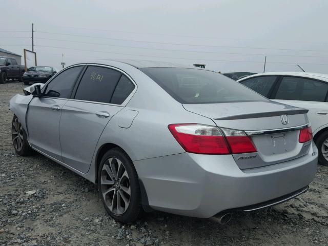 1HGCR2F56EA093739 - 2014 HONDA ACCORD SPO SILVER photo 3