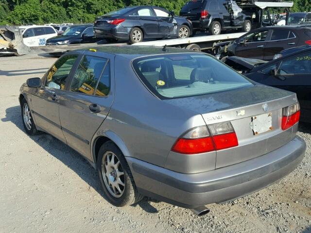 YS3ED48E313031592 - 2001 SAAB 9-5 GRAY photo 3