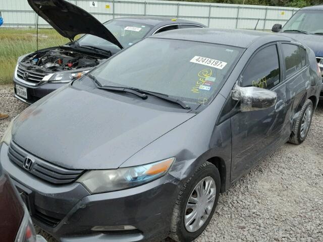 JHMZE2H54AS034631 - 2010 HONDA INSIGHT LX GRAY photo 2