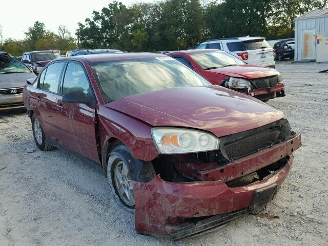 1G1ZT54835F292767 - 2005 CHEVROLET MALIBU LS MAROON photo 1