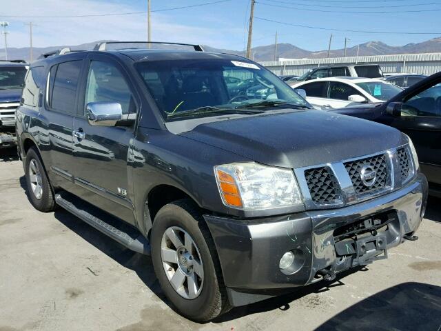 5N1AA08B96N715213 - 2006 NISSAN ARMADA GRAY photo 1