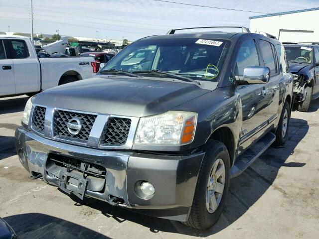 5N1AA08B96N715213 - 2006 NISSAN ARMADA GRAY photo 2