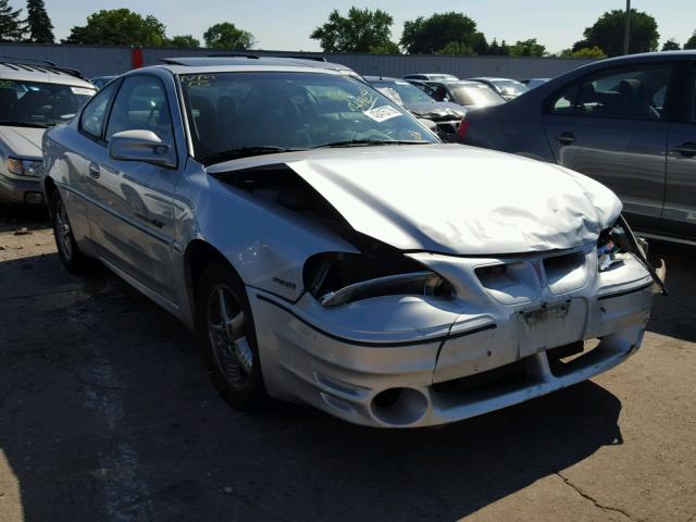 1G2NW12E01M524816 - 2001 PONTIAC GRAND AM G SILVER photo 1