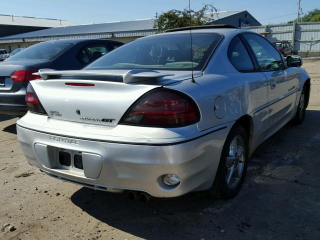 1G2NW12E01M524816 - 2001 PONTIAC GRAND AM G SILVER photo 4