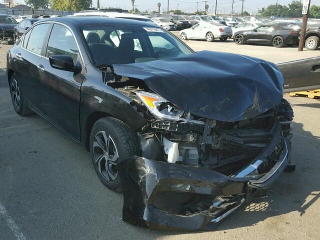 1HGCR2F39HA033523 - 2017 HONDA ACCORD LX BLACK photo 1