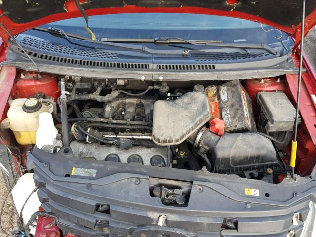 2FMDK49C28BA74462 - 2008 FORD EDGE LIMIT RED photo 7