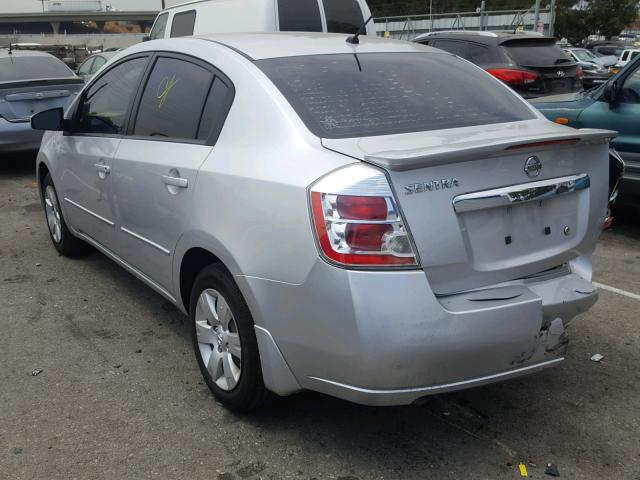 3N1AB6AP7CL774799 - 2012 NISSAN SENTRA 2.0 SILVER photo 3