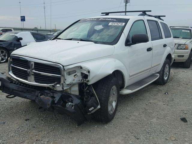 1D4HB58D04F240365 - 2004 DODGE DURANGO LI WHITE photo 2