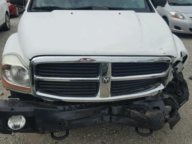 1D4HB58D04F240365 - 2004 DODGE DURANGO LI WHITE photo 7