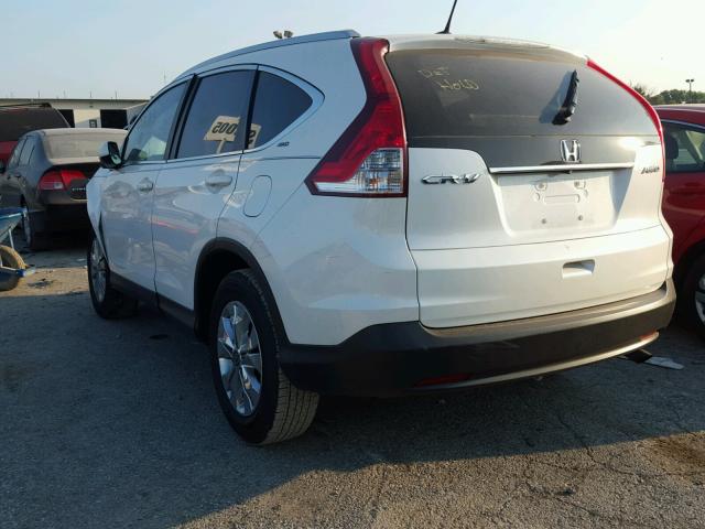 5J6RM4H72DL076743 - 2013 HONDA CR-V EXL 白色 照片 3