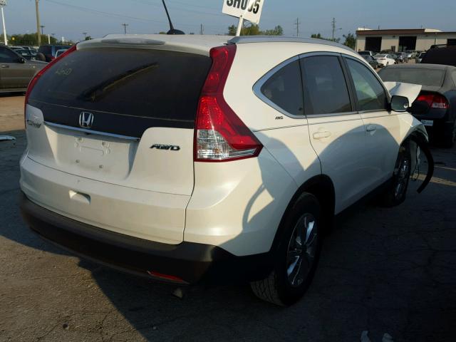 5J6RM4H72DL076743 - 2013 HONDA CR-V EXL 白色 照片 4