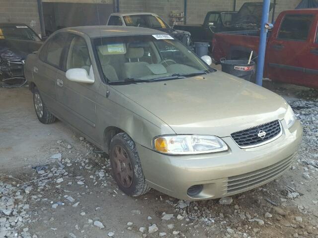 3N1CB51D71L464416 - 2001 NISSAN SENTRA XE BEIGE photo 1