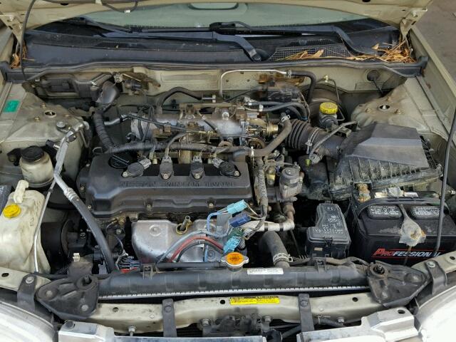 3N1CB51D71L464416 - 2001 NISSAN SENTRA XE BEIGE photo 7