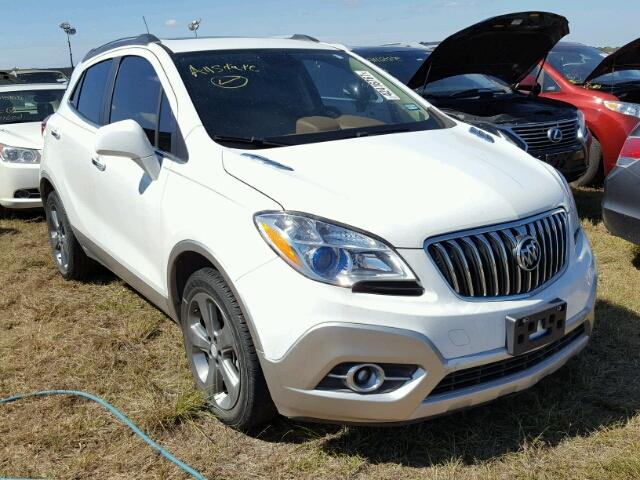 KL4CJCSBXDB109239 - 2013 BUICK ENCORE WHITE photo 1