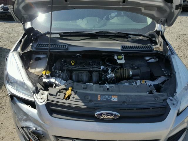 1FMCU0F71EUE54002 - 2014 FORD ESCAPE S GRAY photo 7