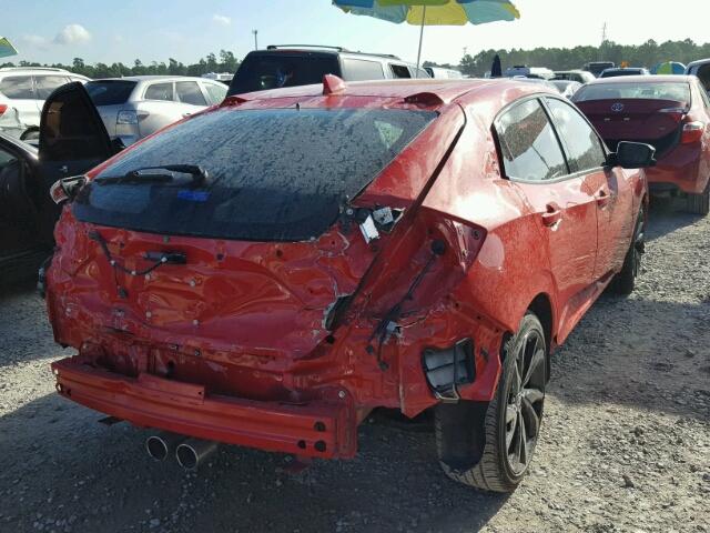 SHHFK7H9XHU233833 - 2017 HONDA CIVIC SPOR RED photo 4