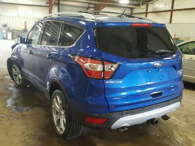 1FMCU9J96HUE15391 - 2017 FORD ESCAPE TIT BLUE photo 3