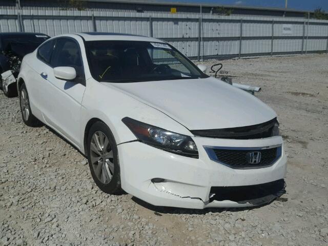 1HGCS22859A003510 - 2009 HONDA ACCORD EXL WHITE photo 1