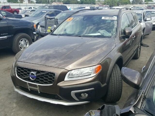 YV440MBK1F1219525 - 2015 VOLVO XC70 T5 BROWN photo 2