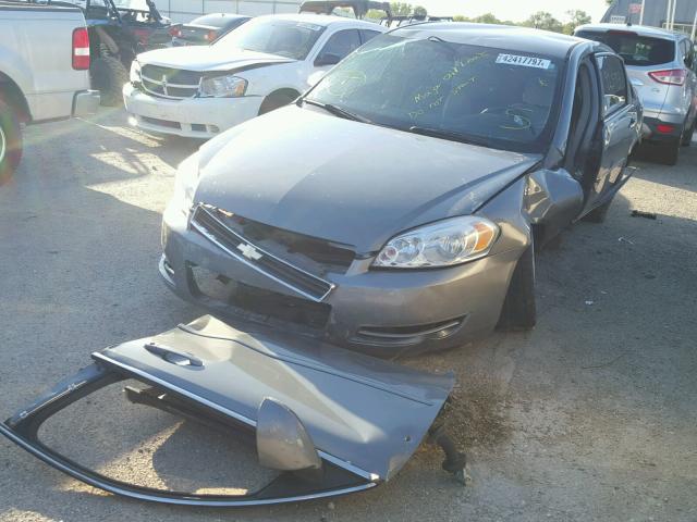 2G1WT58KX89261182 - 2008 CHEVROLET IMPALA LT SILVER photo 2