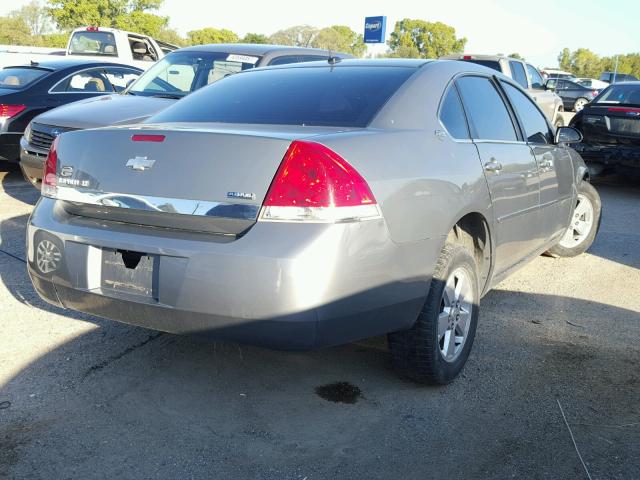 2G1WT58KX89261182 - 2008 CHEVROLET IMPALA LT SILVER photo 4